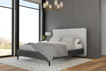 Walden Upholstered Modern Platform Bed