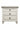 Winchester Farmhouse Three Drawer Nightstand - White