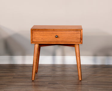 American Modern One Drawer Nightstand - Cinnamon