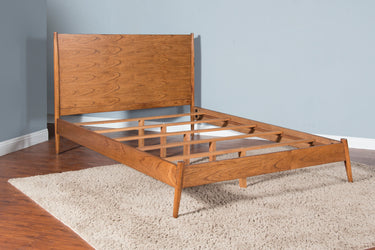 American Modern Platform Bed - Cinnamon