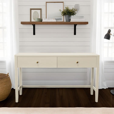 Avery Writing Desk - Coconut Milk White