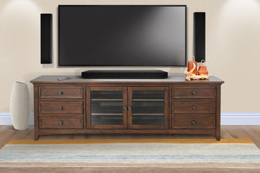 Sunny Designs Americana 82" Media Console - Coffee Bean