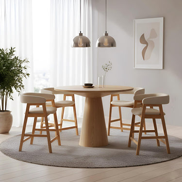 Cove 48" Round Counter Height Table - Natural