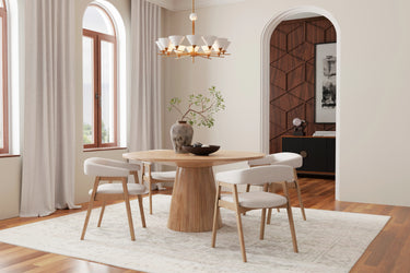 Cove Curved Back Dining Chair - Natural
