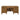 Portico Collection Double Pedestal Desk - Medium Oak Finish