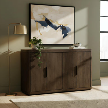 Lozano 60" Four Door Sideboard - Warm Walnut