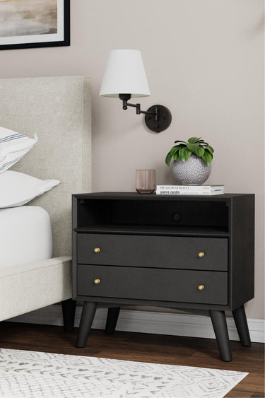 Flynn Grand Nightstand - Black