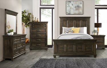 McCoy Collection Six Drawer Chest - Charcoal