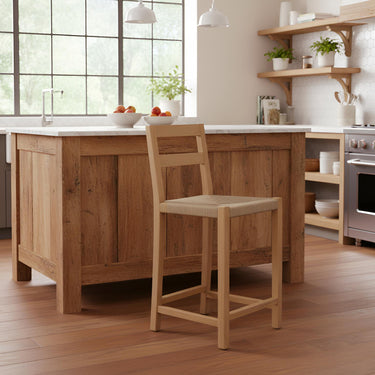 Sierra Loom Wicker Counter Stool - Natural