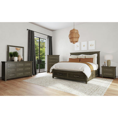 Canterbury Nine Drawer Dresser - Grey