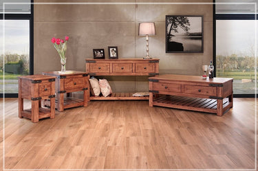 Parota Collection Solid Wood Sofa Table