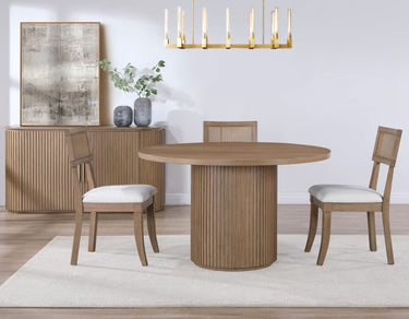 Colvin Cane Dining Chair - Toffee