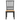 Magnolia Slat Back Dining Chair - Black/Natural