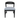 Cove Curved Wood Back Dining Chair - Black