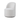 Broager Curved Boucle Dining Chair w/Swivel - White