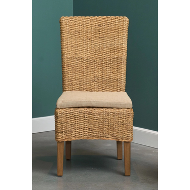 Wicker Dining Chair - Woven Natural